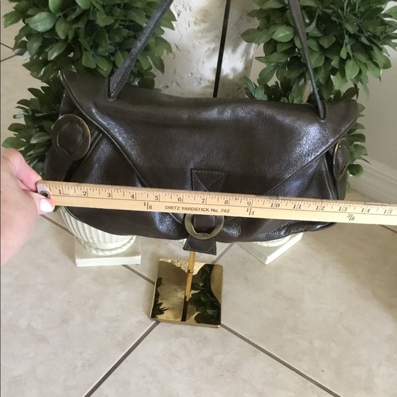 Leather Green Moss Hobo Bag - Picture 9 of 11